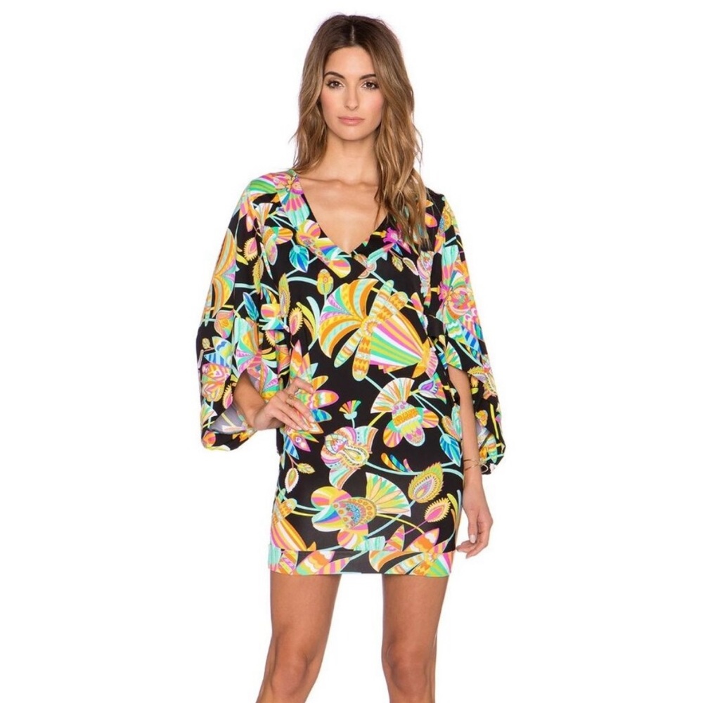Trina Turk Multicolor Floral Swim Cover-Up